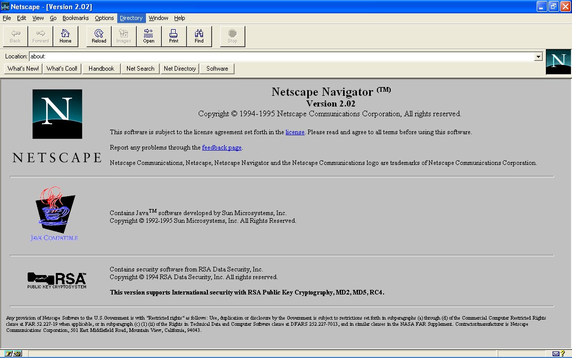 Netscape Navigator - The Old Days