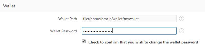 APEX Instance Setting - Wallet
