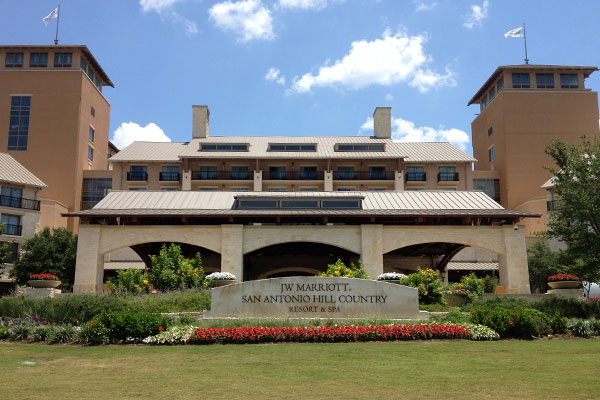 &quot;Front entrance to the resort&quot;