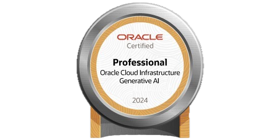 Oracle Certified - Oracle Cloud Infrastructure Generative AI (Professional) Logo